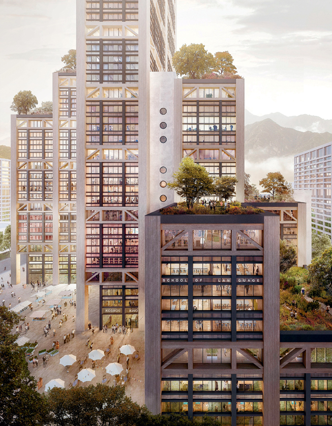 Hochhäuser aus Holz für den Städtebau von morgen